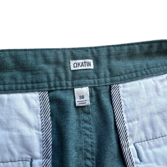 Katin Court Short Chino Shorts in Overcast Green Men’s 38 - Picture 4 of 5